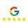 Five-star Google review screenshot praising Erasmo's punctuality and professional private driving service in Amalfi.
